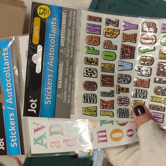 Assorted scrapbooking stickers and paper NWT 10 packs total! - Picture 5 of 9